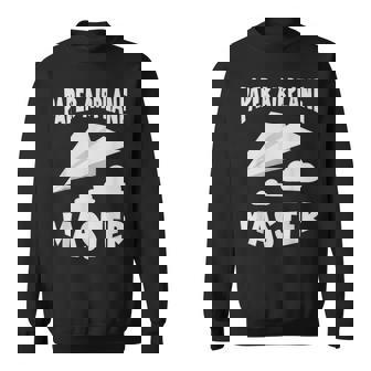 紙飛行機 マスター紙飛行機 航空機 スウェットシャツ - Kawaiitshirt