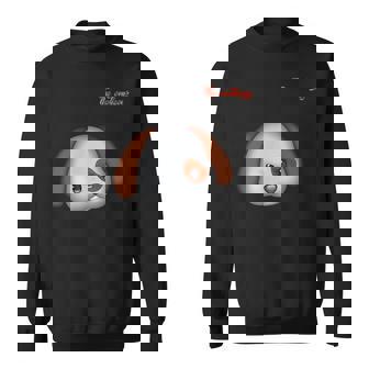 絵文字しかめっ面の怒った犬の顔 スウェットシャツ - Kawaiitshirt