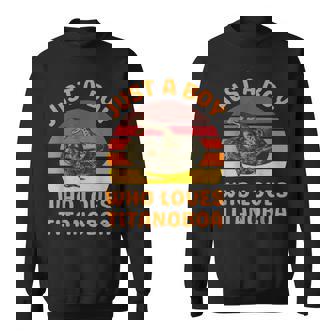 絶滅した大蛇ティタノボアを愛するただの少年 スウェットシャツ - Kawaiitshirt