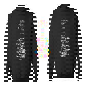 美しい花の4弦ウクレレ楽器 スウェットシャツ - Kawaiitshirt