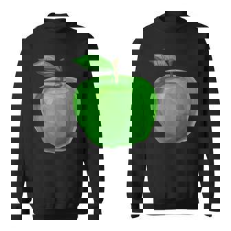 美しい青りんごを彩った果物や果物のりんご。 スウェットシャツ - Kawaiitshirt