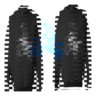 美的シルエット星宇宙スタントアートギャラクシーモトクロス スウェットシャツ - Kawaiitshirt