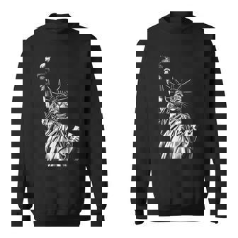 自由の女神猫 Nycプライド スウェットシャツ - Kawaiitshirt