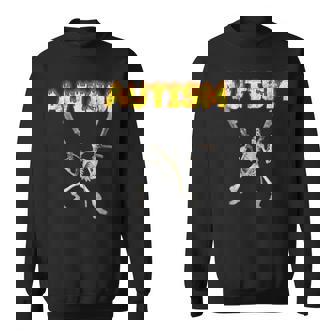 自閉症スケルトンミーム スウェットシャツ - Kawaiitshirt