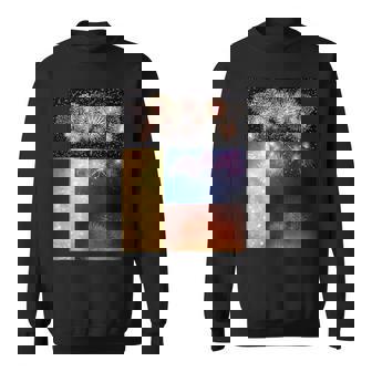 花火 面白いtシャツ 夏 花火大会 メンズ おもしろ グッズ 面白い 服 オリジナル ネタ お盆 スウェットシャツ - Kawaiitshirt