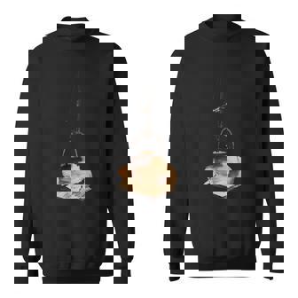 葛飾北斎作 たぬき スウェットシャツ - Kawaiitshirt