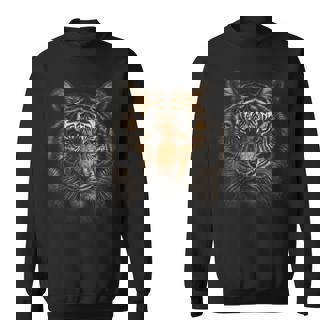 虎のアニマルプリントアート動物愛好家トラ。 スウェットシャツ - Kawaiitshirt