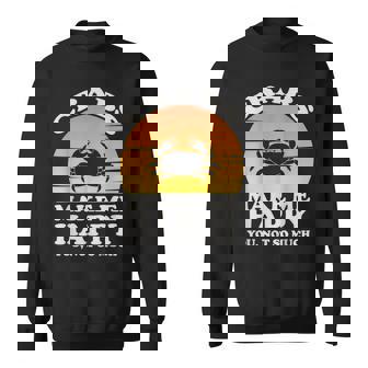 蟹は私を幸せにする カニ服 カニ スウェットシャツ - Kawaiitshirt