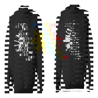 誇り高いフィリピン人のための有名な食べ物 フィリピンのデザイン スウェットシャツ - Kawaiitshirt