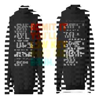 認めてくれよ控えめなミス・ミー・ブラッシュ・ファニー・ブラシ・ティーチャー スウェットシャツ - Kawaiitshirt