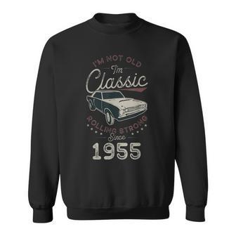 誕生日 1955年生まれ 70歳 クラシックカー スウェットシャツ - Kawaiitshirt