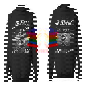 読書は私の好きなスポーツです 本好き 趣味 文学 スウェットシャツ - Kawaiitshirt