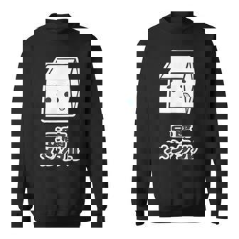 豆腐メンタル（とうふ）【変なデザイン屋さん】キャラクター ゆるくて かわいい 面白い イラスト スウェットシャツ - Kawaiitshirt