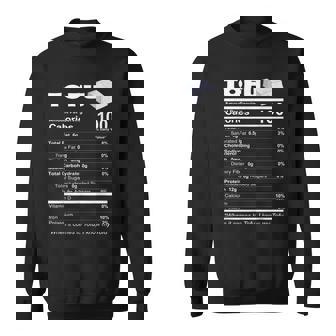 豆腐栄養成分 おもしろ食品 ビーガン ベジタリアンプロテイン スウェットシャツ - Kawaiitshirt