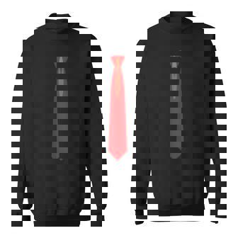 赤いネクタイ、ネクタイファニードレス スウェットシャツ - Kawaiitshirt