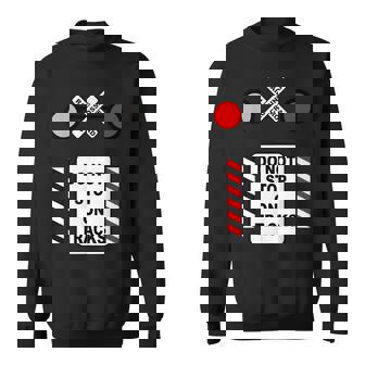 踏切サイン ハロウィン コスチューム 鉄道 電車 スウェットシャツ - Kawaiitshirt