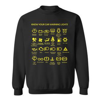 車の警告灯 非常に面白いドライバー スウェットシャツ - Kawaiitshirt