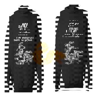 遅くなってごめんなさい、ボールパイソン面白いボールパイソンを見ました スウェットシャツ - Kawaiitshirt