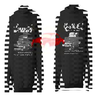 還暦祝い 車好き 父 男性 レトロ クラシックカー60歳 Classic Never Gets Old スウェットシャツ - Kawaiitshirt