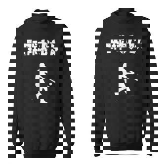 野球おじさん 野球 草野球 野球部 ソフトボール ベースボール バッター おもしろ かっこいい 野球好き スウェットシャツ - Kawaiitshirt