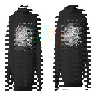 金星の誕生 有名な絵画 ボッティチェリ スウェットシャツ - Kawaiitshirt