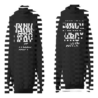 金融リテラシーは重要 スウェットシャツ - Kawaiitshirt