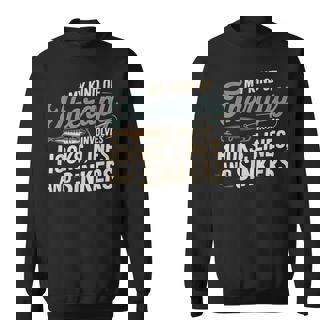 釣り My Kind Of Therapy フック ライン シンカー おもしろいことわざ スウェットシャツ - Kawaiitshirt