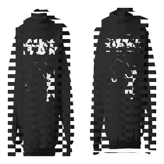 釣りおじさん 川釣り 海釣り 釣り初心者 河釣り 趣味 釣り好き 釣り経験者 釣り 趣味釣り おもしろ ネタ スウェットシャツ - Kawaiitshirt