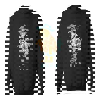 釣りバカ 釣り 猫 釣りおじさん 釣りガール 釣りボーイ 釣り好き かわいい おしゃれ おもしろ イラスト スウェットシャツ - Kawaiitshirt