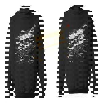 鉛筆巻き戻し付きレトロカセットテープ スウェットシャツ - Kawaiitshirt