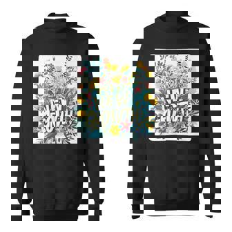 開花した外観のためのかなり新しい成長スタイル スウェットシャツ - Kawaiitshirt