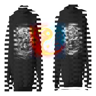 陰陽鳳凰と日本龍 スウェットシャツ - Kawaiitshirt