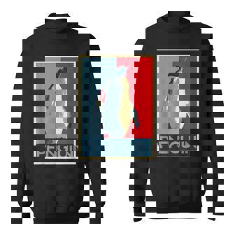 面白tシャツ 海 ペンギン おもしろ かわいい グッズ 服 ネタ メンズ オリジナル 夏 生き物 レトロ スウェットシャツ - Kawaiitshirt