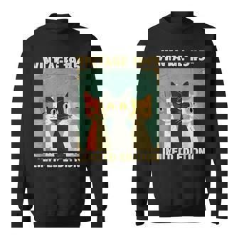 面白い 80歳 ギフト ヴィンテージ 1945 猫好き 80歳の誕生日 スウェットシャツ - Kawaiitshirt