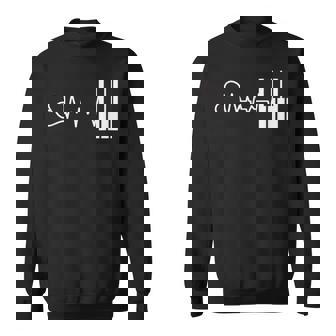 面白い ピアノ 音楽 ピアノ ギフト ピアニスト スウェットシャツ - Kawaiitshirt