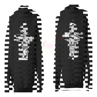 面白い 有名 カルト映画 キャラクター マシュマロマン ゾンビ スウェットシャツ - Kawaiitshirt