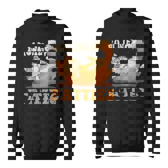 面白い 猫 ローリング ファティ 男女兼用 猫 スウェットシャツ - Kawaiitshirt