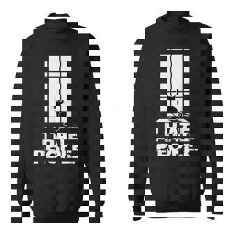 面白い 黒猫 反社会的ユーモア キティ 恋人 猫 ママ&パパ スウェットシャツ - Kawaiitshirt