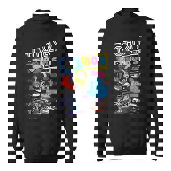 面白い80年代レトロtシャツ 1980年代パーティーギフト ターンテーブルカセット スウェットシャツ - Kawaiitshirt