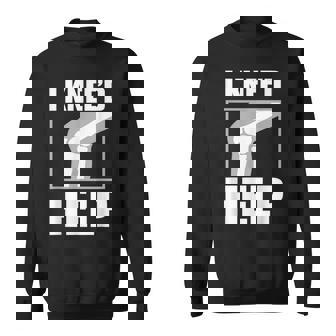 面白いacl膝手術 I Kneed Help 膝半月板ギフト スウェットシャツ - Kawaiitshirt