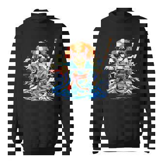 面白いtシャツ キャバリア 浮世絵 イヌ わんこ メンズ 犬好き グッズ おもしろ 面白い 服 ネタ わんこ スウェットシャツ - Kawaiitshirt