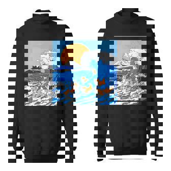 面白いtシャツ コーギー 犬 イヌ わんこ メンズ 犬好き グッズ かわいい おもしろ 面白い 服 ネタ 夏 スウェットシャツ - Kawaiitshirt