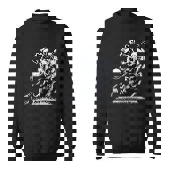 面白いtシャツ シュナウザー ゴルフ イヌ メンズ 犬好き グッズ かわいい おもしろ 面白い 服 ネタ スウェットシャツ - Kawaiitshirt