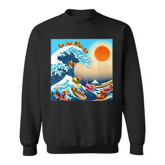 面白いtシャツ ダックスフンド 犬 わんこ メンズ 犬好き グッズ かわいい おもしろ 面白い 服 ネタ 夏 スウェットシャツ - Kawaiitshirt