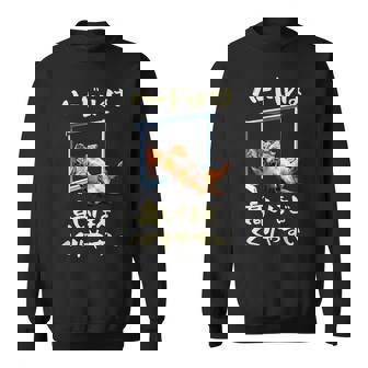 面白いtシャツ ダックスフンド 犬 ハードル メンズ 犬好き グッズ かわいい おもしろ 面白い 服 ネタ スウェットシャツ - Kawaiitshirt