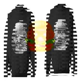 面白いtシャツ トイプードル 犬 ハンバーガー メンズ 犬好き グッズ かわいい おもしろ 面白い 服 ネタ スウェットシャツ - Kawaiitshirt