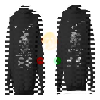 面白いtシャツ トイプードル 着信 イヌ わんこ メンズ 好き グッズ かわいい おもしろ 面白い 服 ネタ スウェットシャツ - Kawaiitshirt