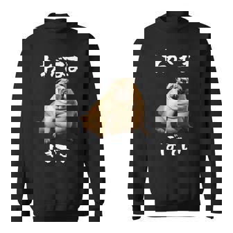 面白いtシャツ パグ わがままボディ イヌ 犬 わんこ メンズ 犬好き グッズ おもしろ 面白い 服 ネタ スウェットシャツ - Kawaiitshirt