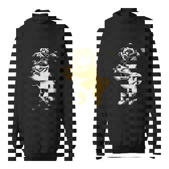 面白いtシャツ パグ ゴルフ イヌ わんこ メンズ 犬好き グッズ かわいい おもしろ 面白い 服 ネタ スウェットシャツ - Kawaiitshirt