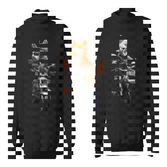 面白いtシャツ フレンチブルドッグ バイク イヌ メンズ 犬好き グッズ おもしろ 面白い 服 ネタ スウェットシャツ - Kawaiitshirt